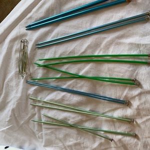 Knitting needles various sizes